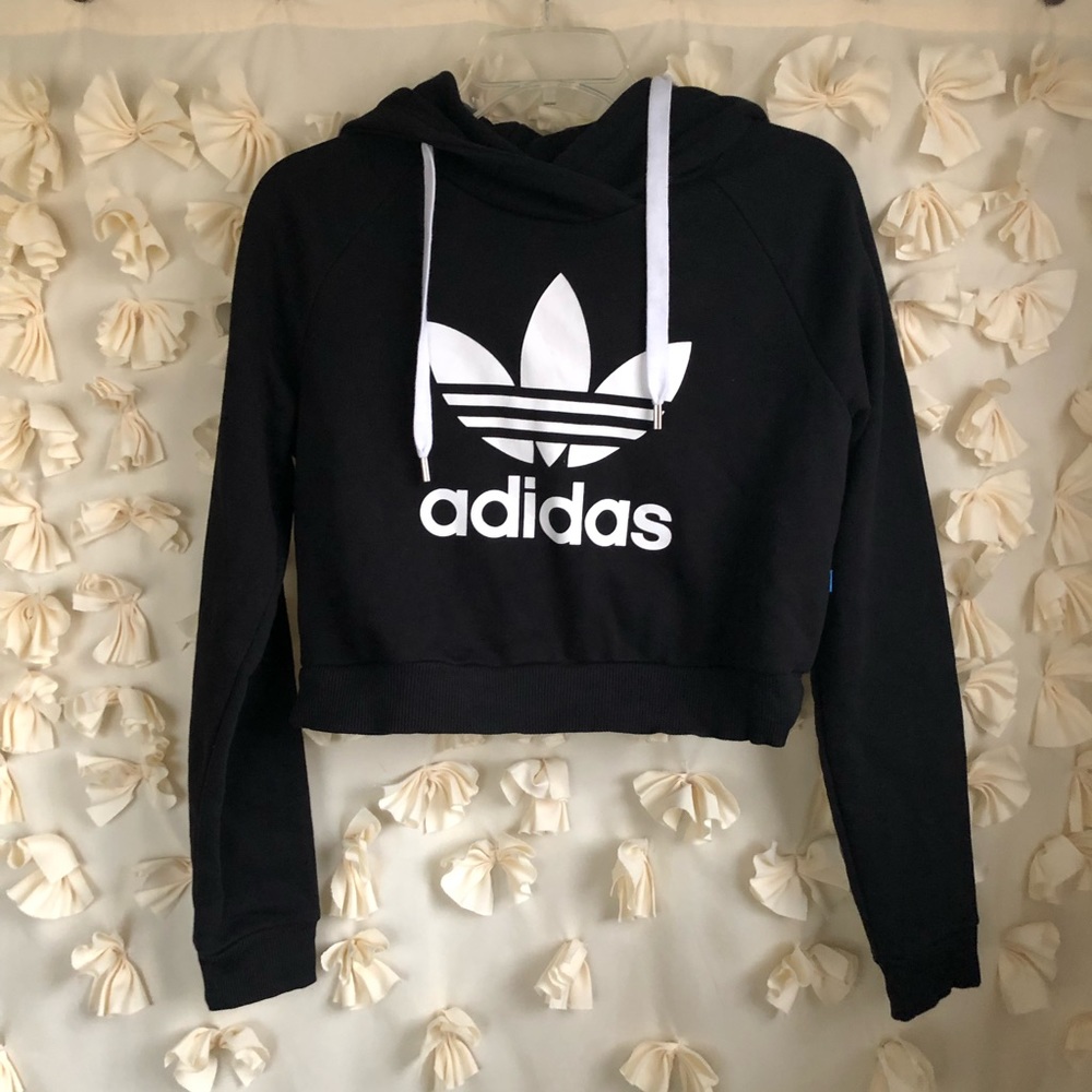 Adidas crop hoodie